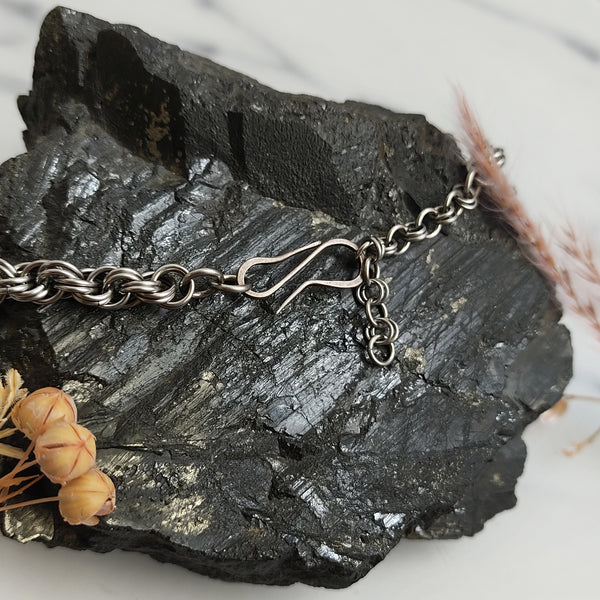 "Höggormur" Knit Chain Necklace