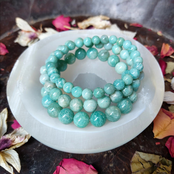 Amazonite beads bracelet