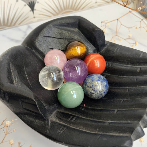 Gemstone Spheres Set (7 pieces)