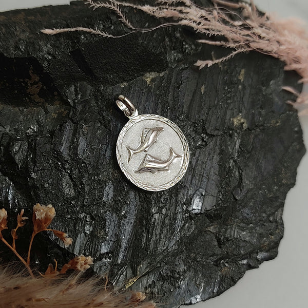 Sterling Silver Zodiac Medal