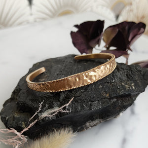Hammered Gold Plated Cuff