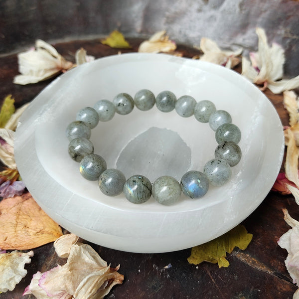 Labradorite B grade beads bracelet