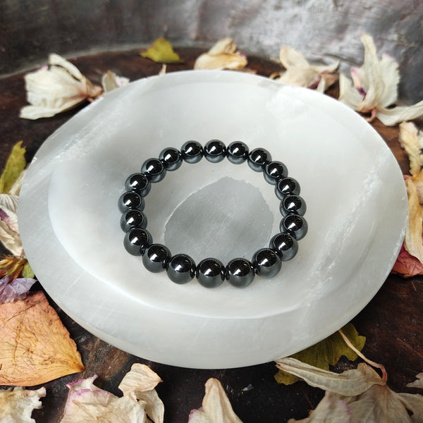 Hematite beads bracelet