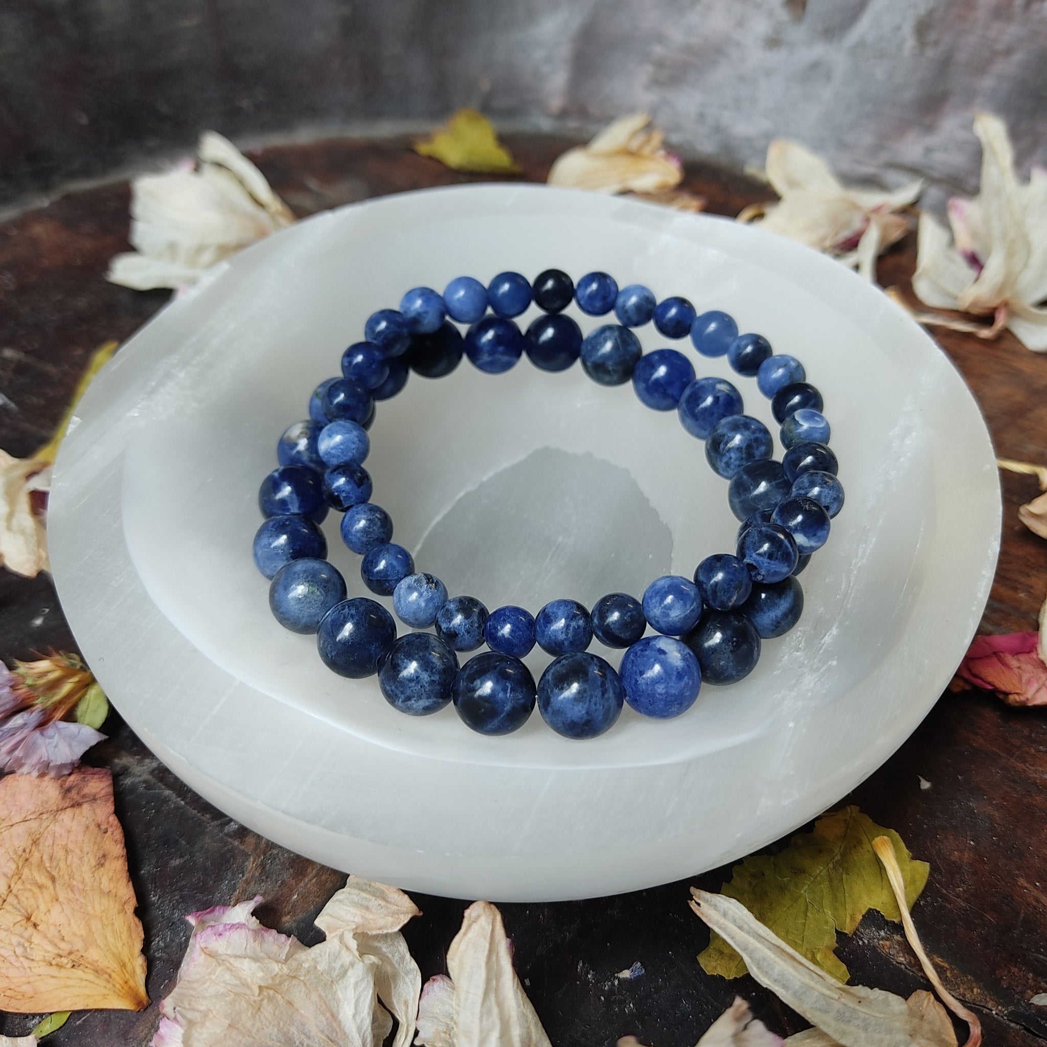 Sodalite beads bracelet